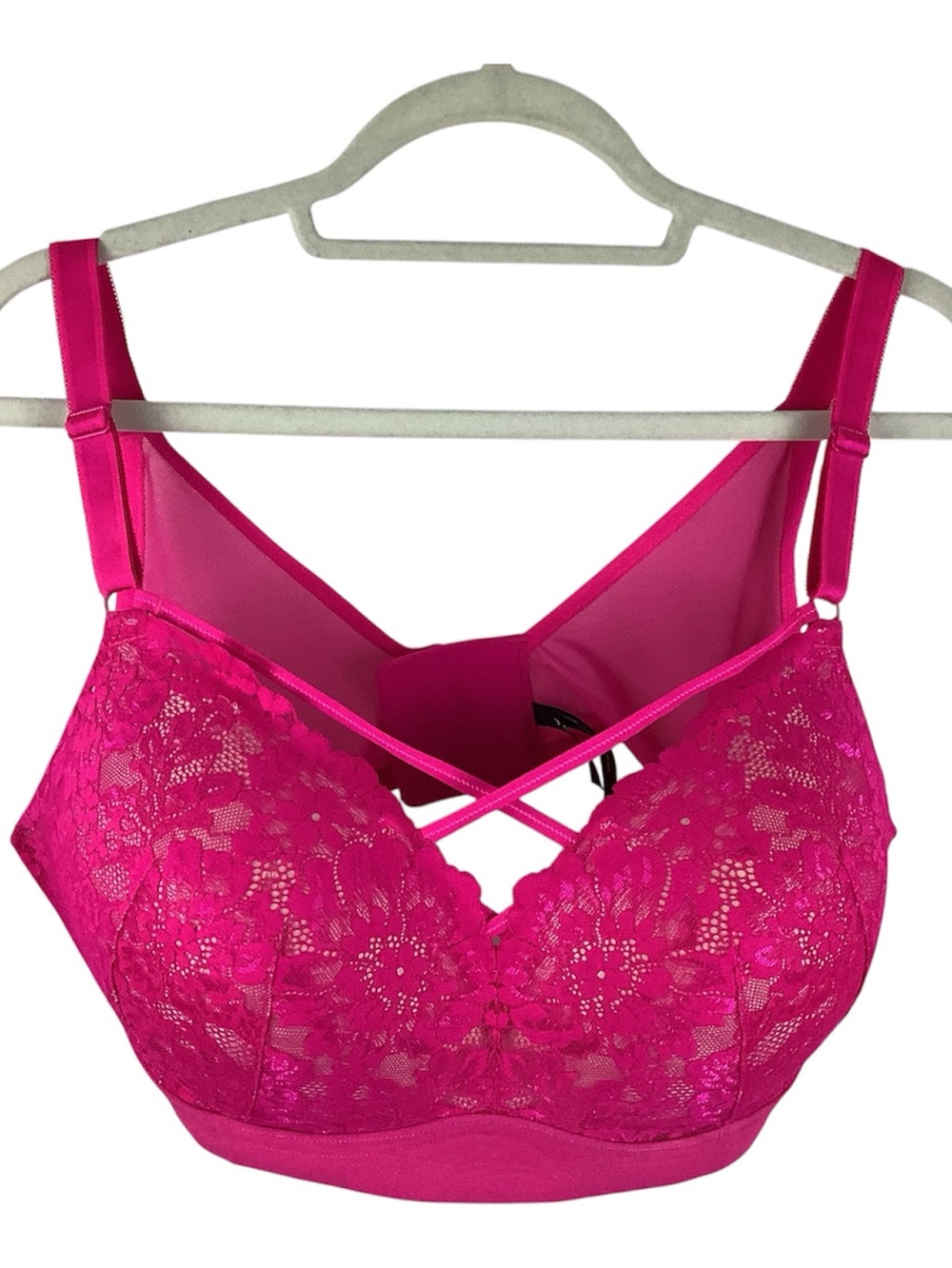 Torrid Pink Dream Wire Free Push Up Bra 42 DD